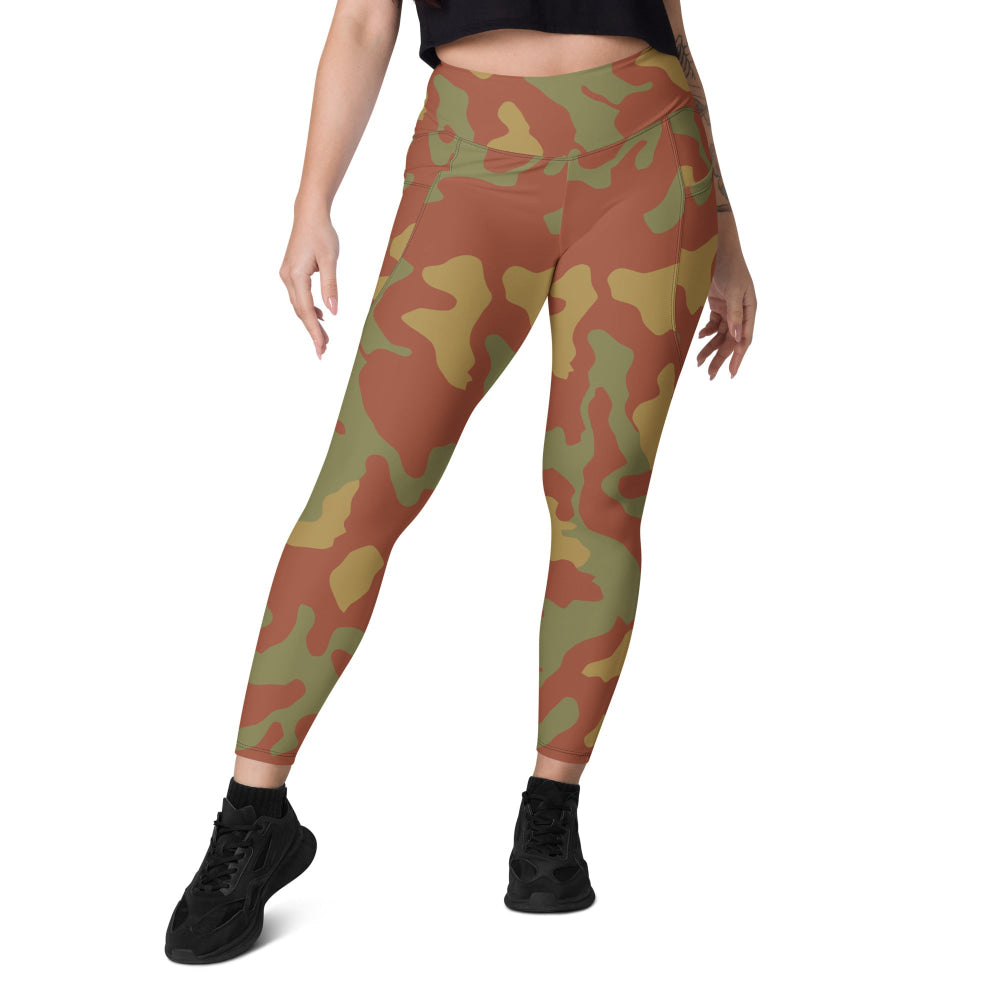 Italian M1929 Telo Mimetco 1950 CAMO Leggings with pockets - Womens With Pockets