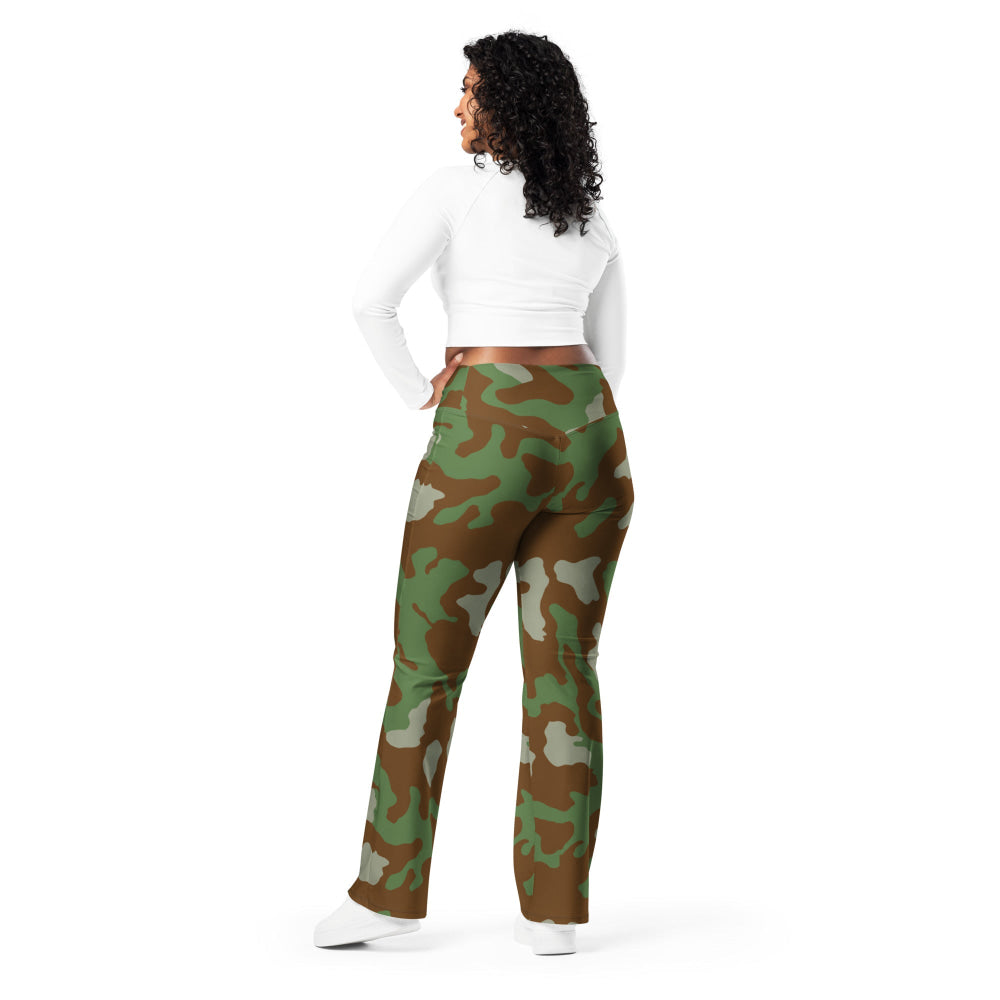 Italian M1929 Telo Mimetco CAMO Flare leggings - Womens Leggings