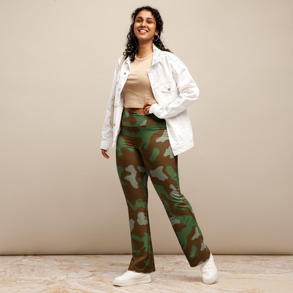 Italian M1929 Telo Mimetco CAMO Flare leggings - Womens Leggings