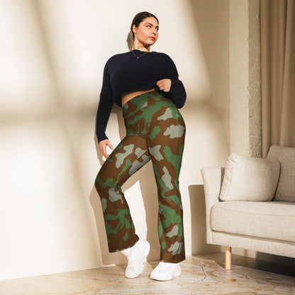 Italian M1929 Telo Mimetco CAMO Flare leggings - Womens Leggings