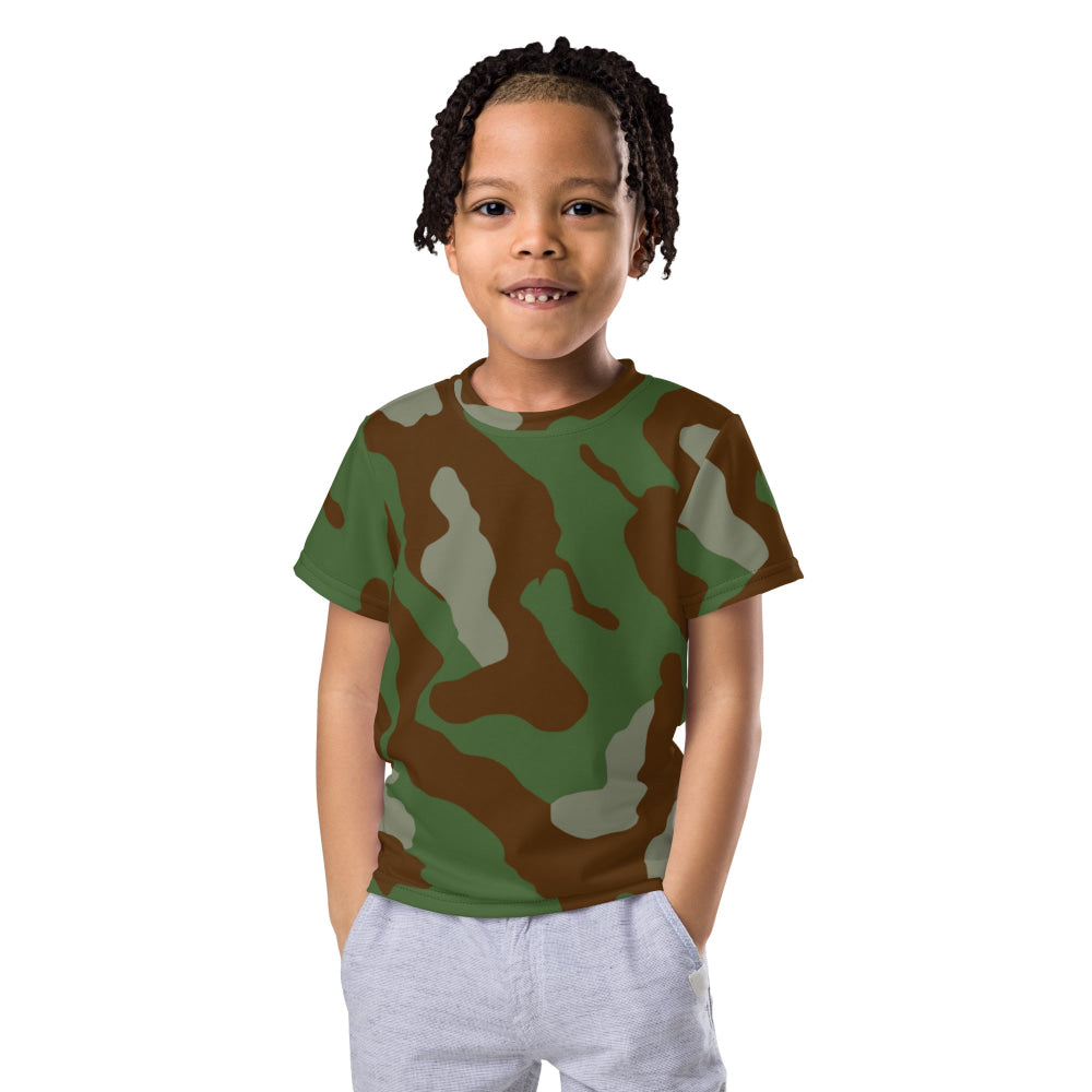 Italian M1929 Telo Mimetco CAMO Kids crew neck t-shirt - 2T - Crew Neck T-shirt