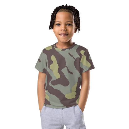 Italian M1929 Telo Mimetico Original CAMO Kids crew neck t-shirt - 2T - Crew Neck T-shirt