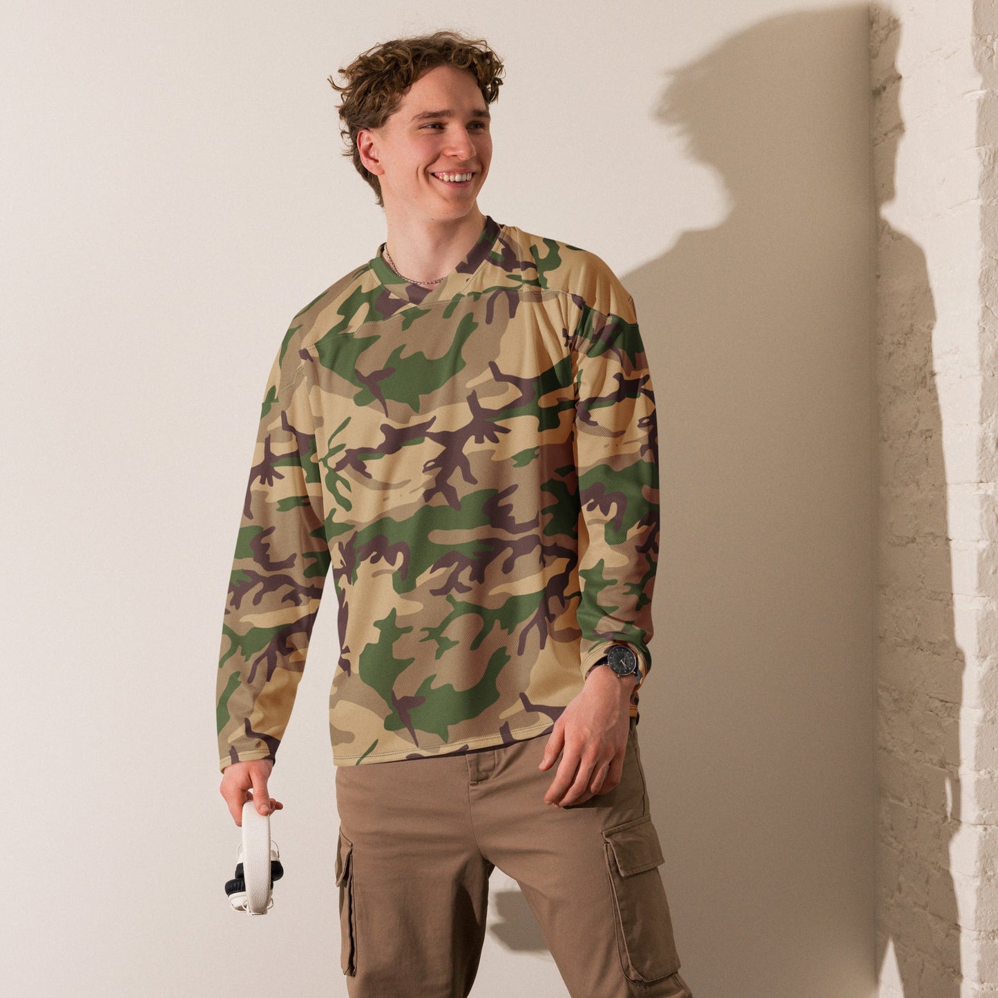 Italian Mimetico Deserto CAMO hockey fan jersey Hockey Jerseys