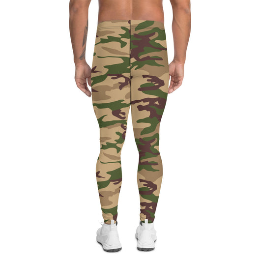 Italian Mimetico Deserto CAMO Mens Leggings