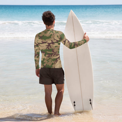 Italian Mimetico Deserto CAMO Men’s Rash Guard - Mens