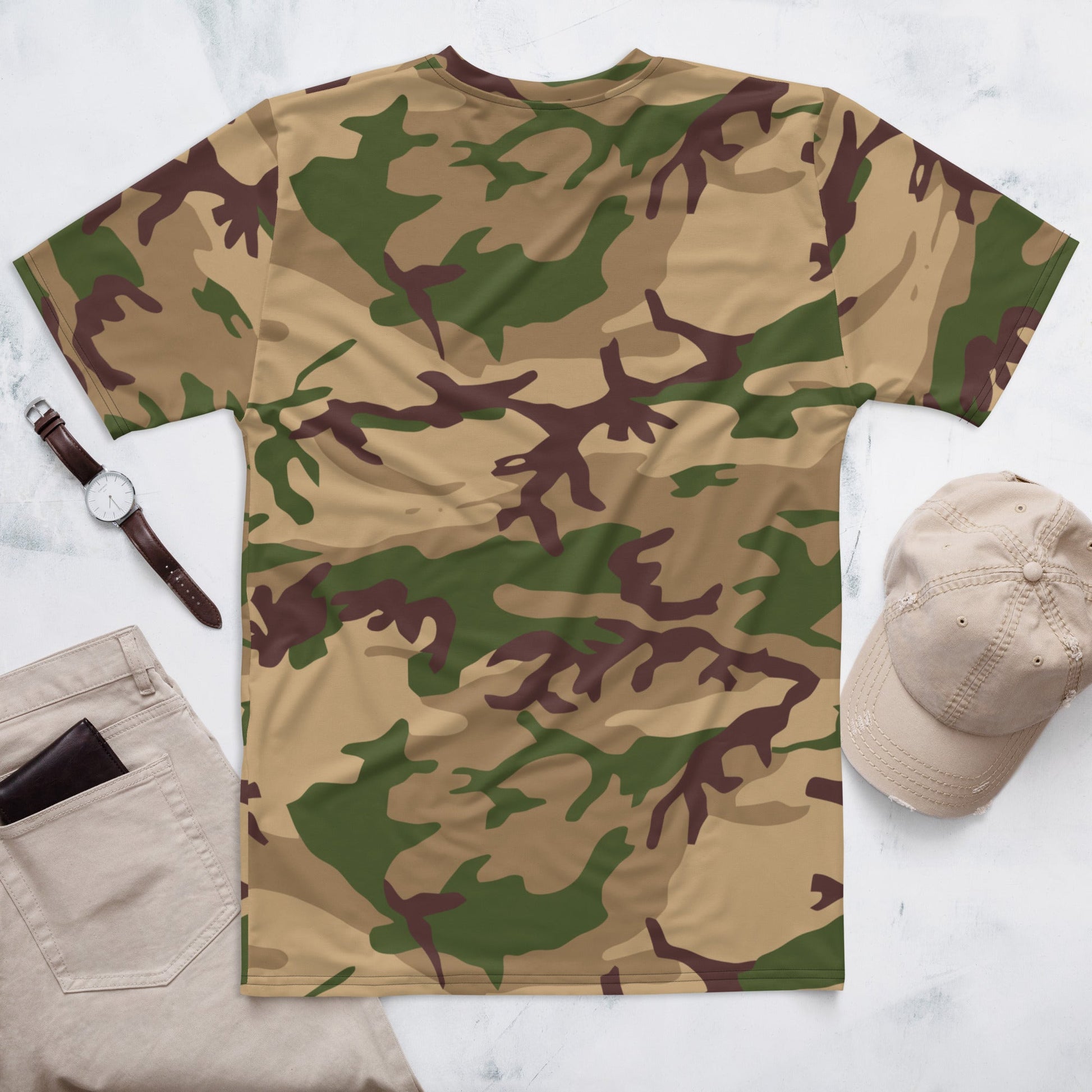 Italian Mimetico Deserto CAMO Mens T-shirt - T-Shirts