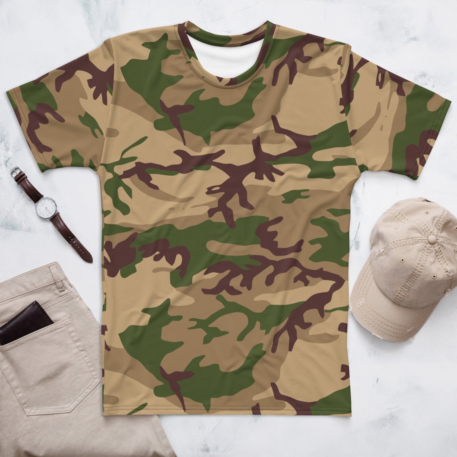 Italian Mimetico Deserto CAMO Mens T-shirt - XS - T-Shirts