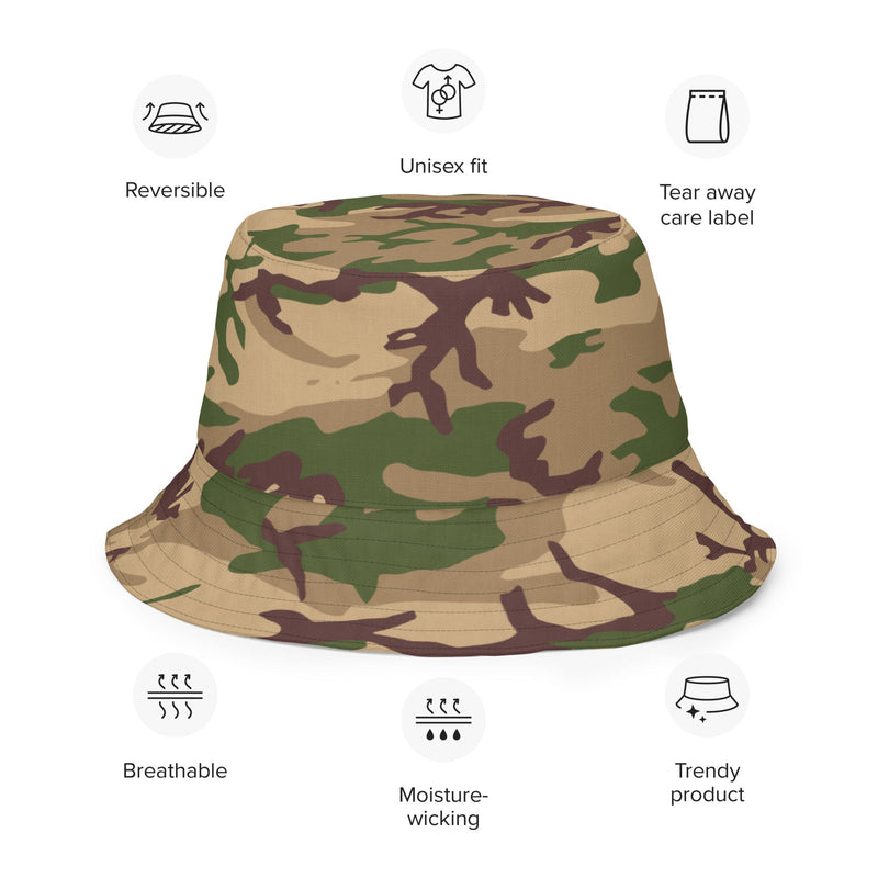 Mimetico Deserto CAMO Reversible Bucket Hat - Head