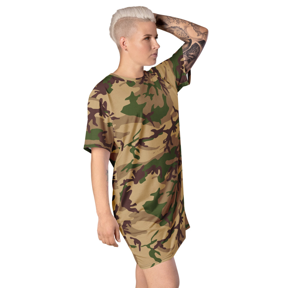 Italian Mimetico Deserto CAMO T-shirt dress - Womens T-Shirt Dress