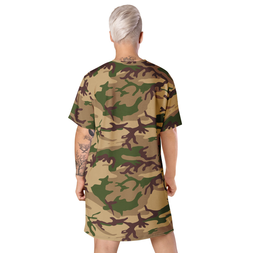 Italian Mimetico Deserto CAMO T-shirt dress - Womens T-Shirt Dress