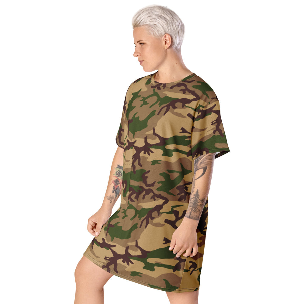 Italian Mimetico Deserto CAMO T-shirt dress - Womens T-Shirt Dress