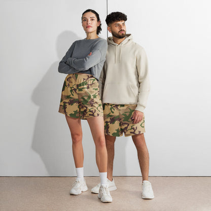 Italian Mimetico Deserto CAMO Unisex Athletic Long Shorts