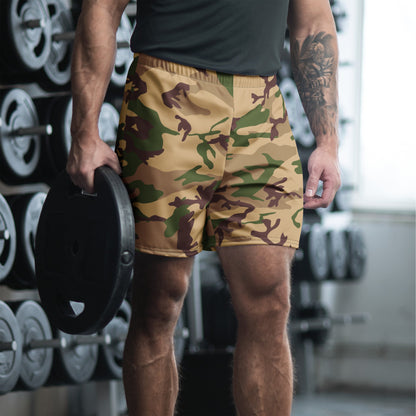 Italian Mimetico Deserto CAMO Unisex Athletic Long Shorts XS