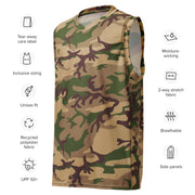 Mimetico Deserto CAMO Unisex Basketball Jersey