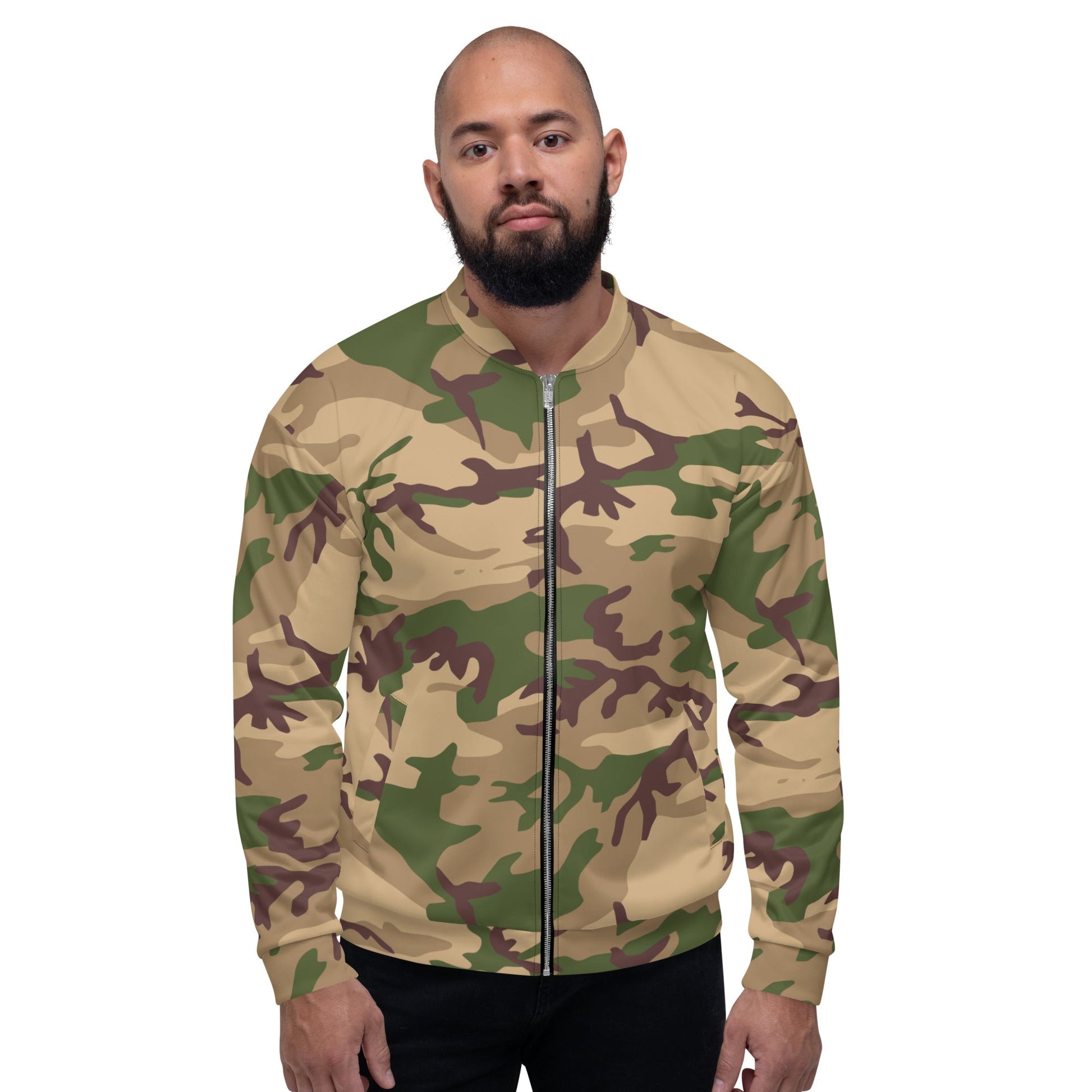 Italian Mimetico Deserto CAMO Unisex Bomber Jacket - Jackets