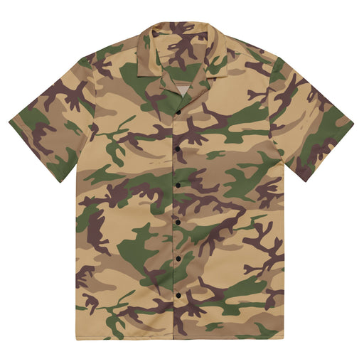 Mimetico Deserto CAMO Unisex Short-Sleeve Button Shirt - 2XS - Button-Up