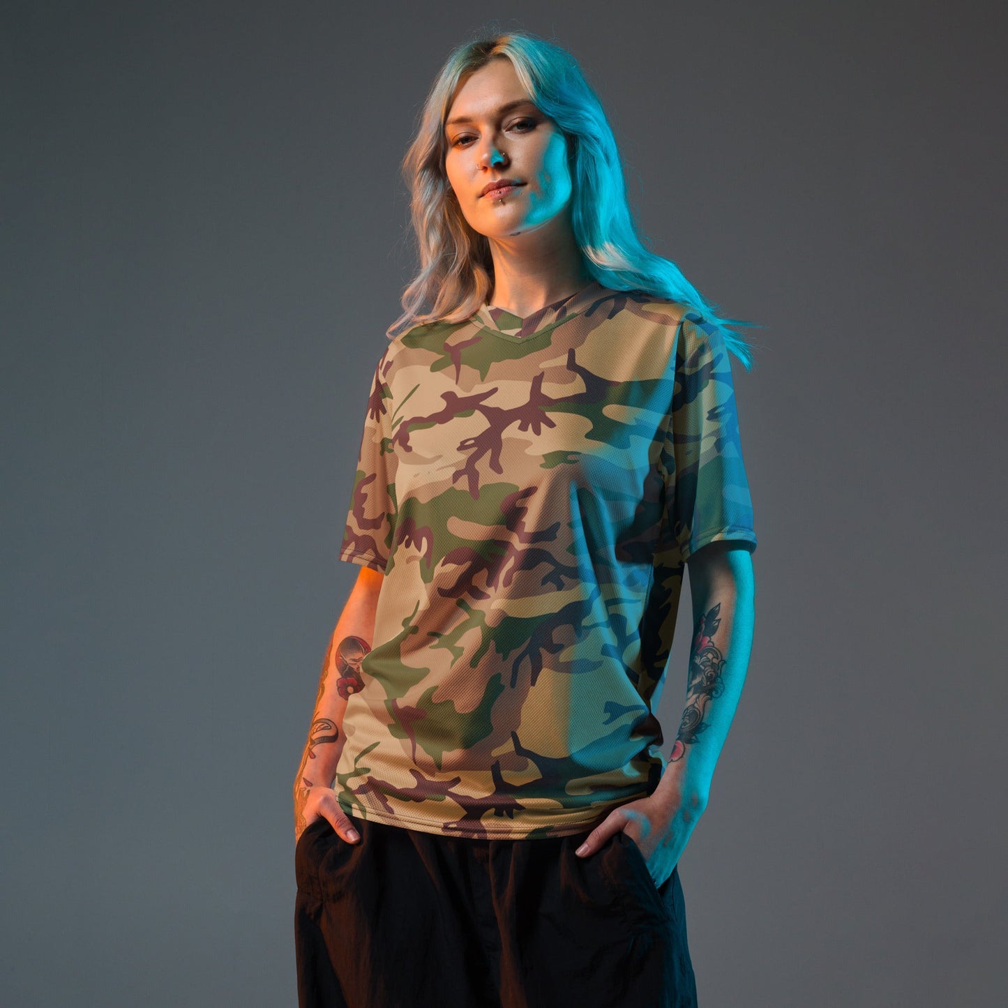 Italian Mimetico Deserto CAMO unisex sports jersey Sports Jerseys