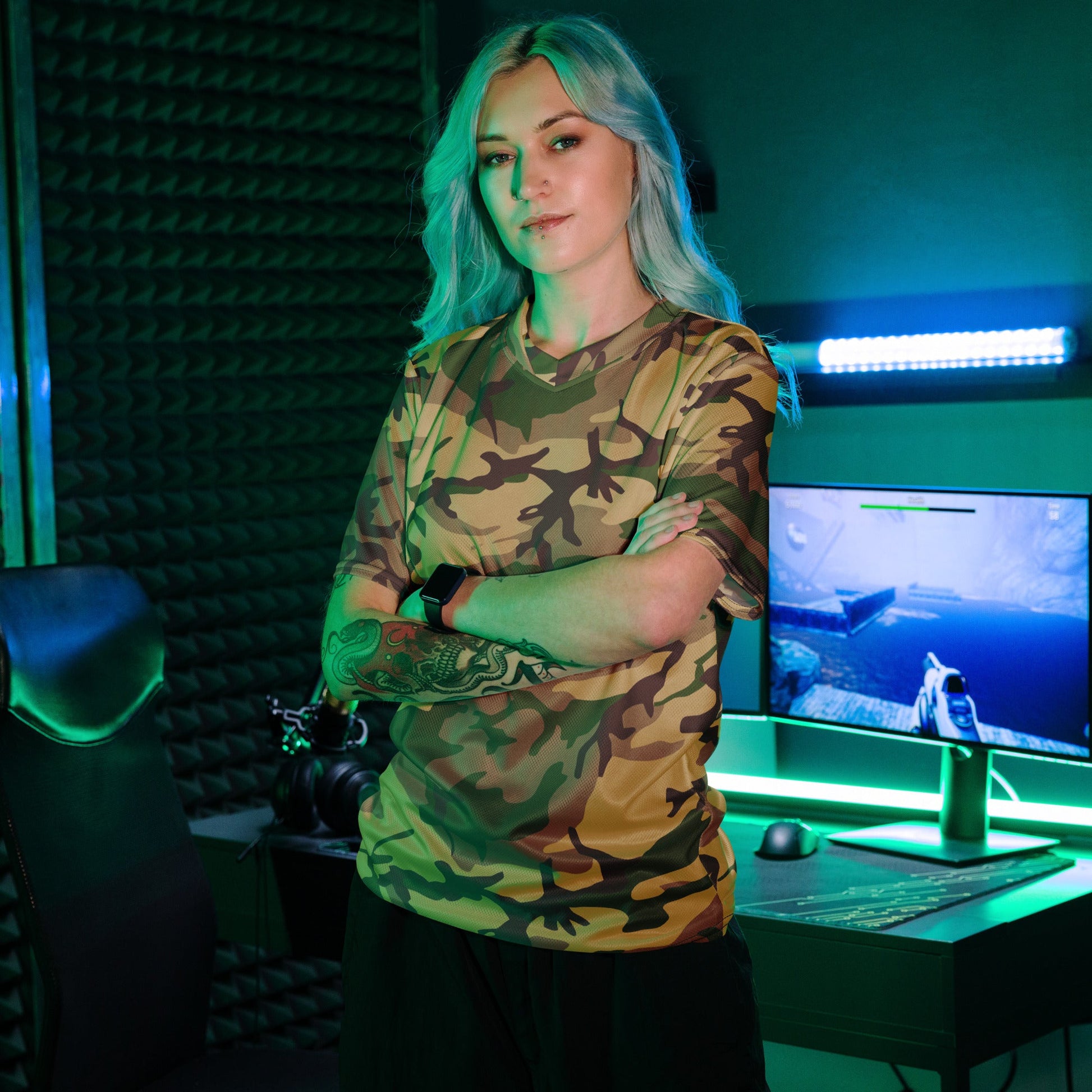 Italian Mimetico Deserto CAMO unisex sports jersey Sports Jerseys