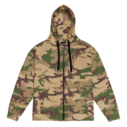 Italian Mimetico Deserto CAMO Unisex zip hoodie 2XS Zip Hoodies