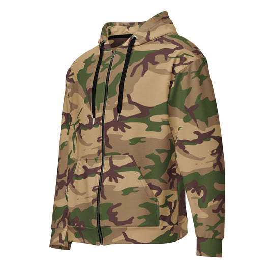 Italian Mimetico Deserto CAMO Unisex zip hoodie Zip Hoodies
