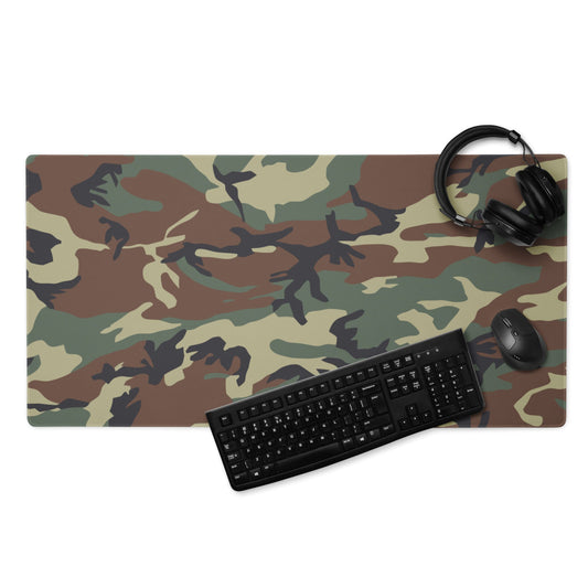 Italian Mimetico Roma 90 Woodland CAMO Gaming mouse pad - 36″×18″ - Mouse Pad