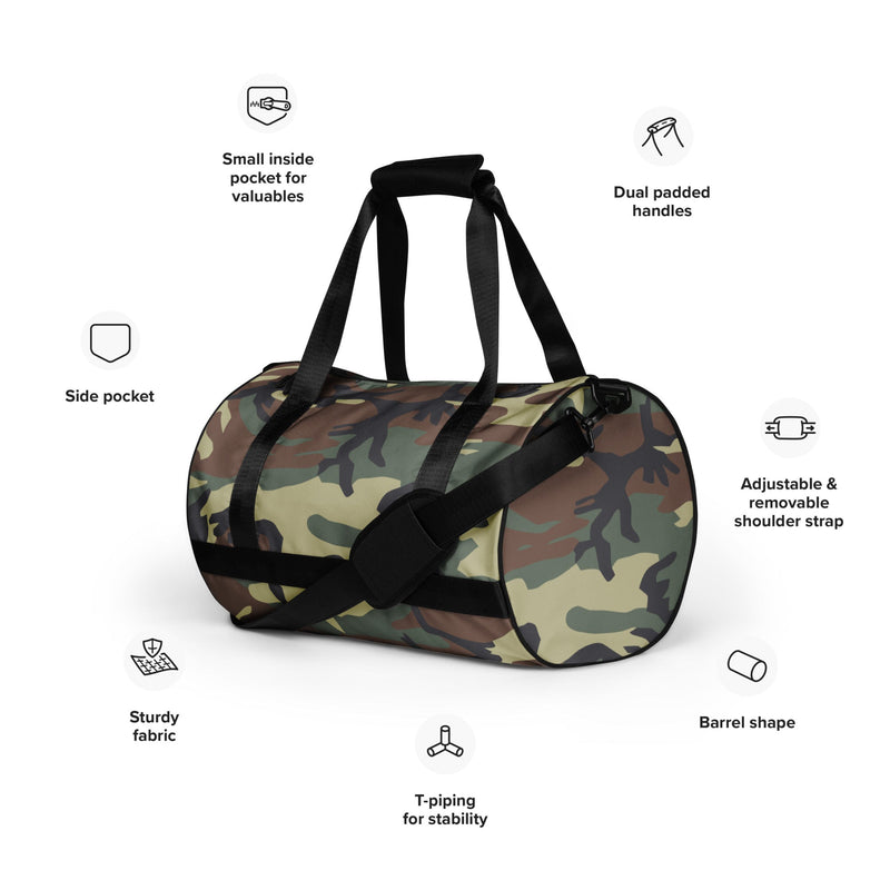Mimetico Roma 90 Woodland CAMO Gym Bag