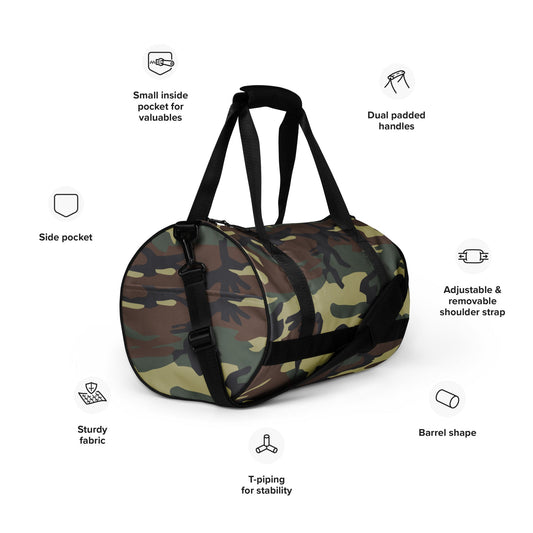 Italian Mimetico Roma 90 Woodland CAMO gym bag - Gym Bags