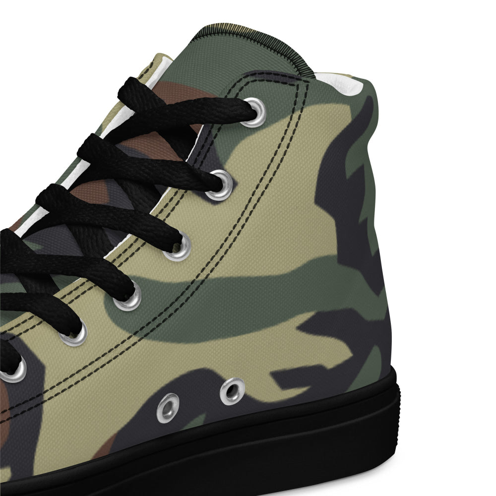 Italian Mimetico Roma 90 Woodland CAMO Men’s high top canvas shoes - Mens High Top Canvas Shoes