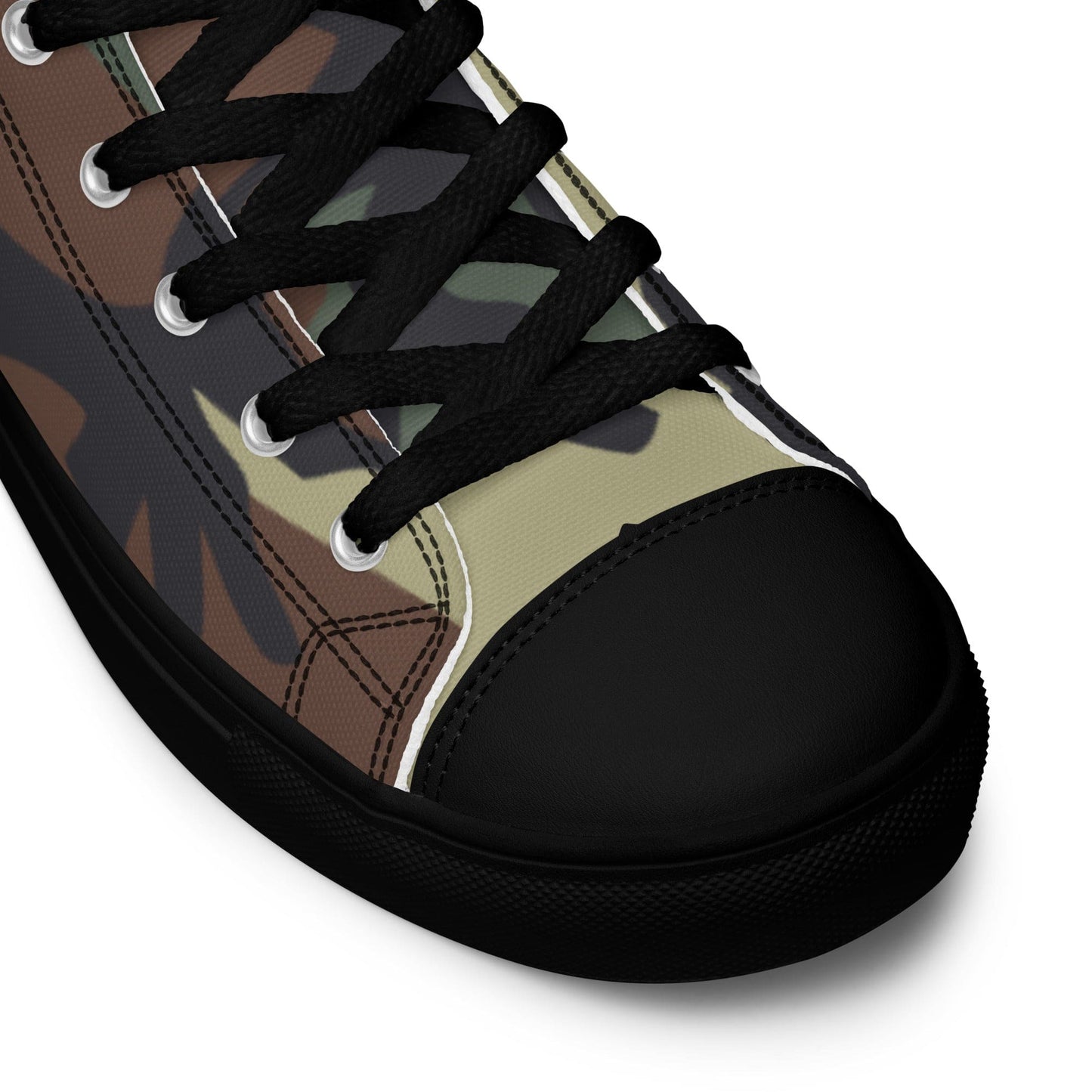 Italian Mimetico Roma 90 Woodland CAMO Men’s high top canvas shoes - Mens High Top Canvas Shoes