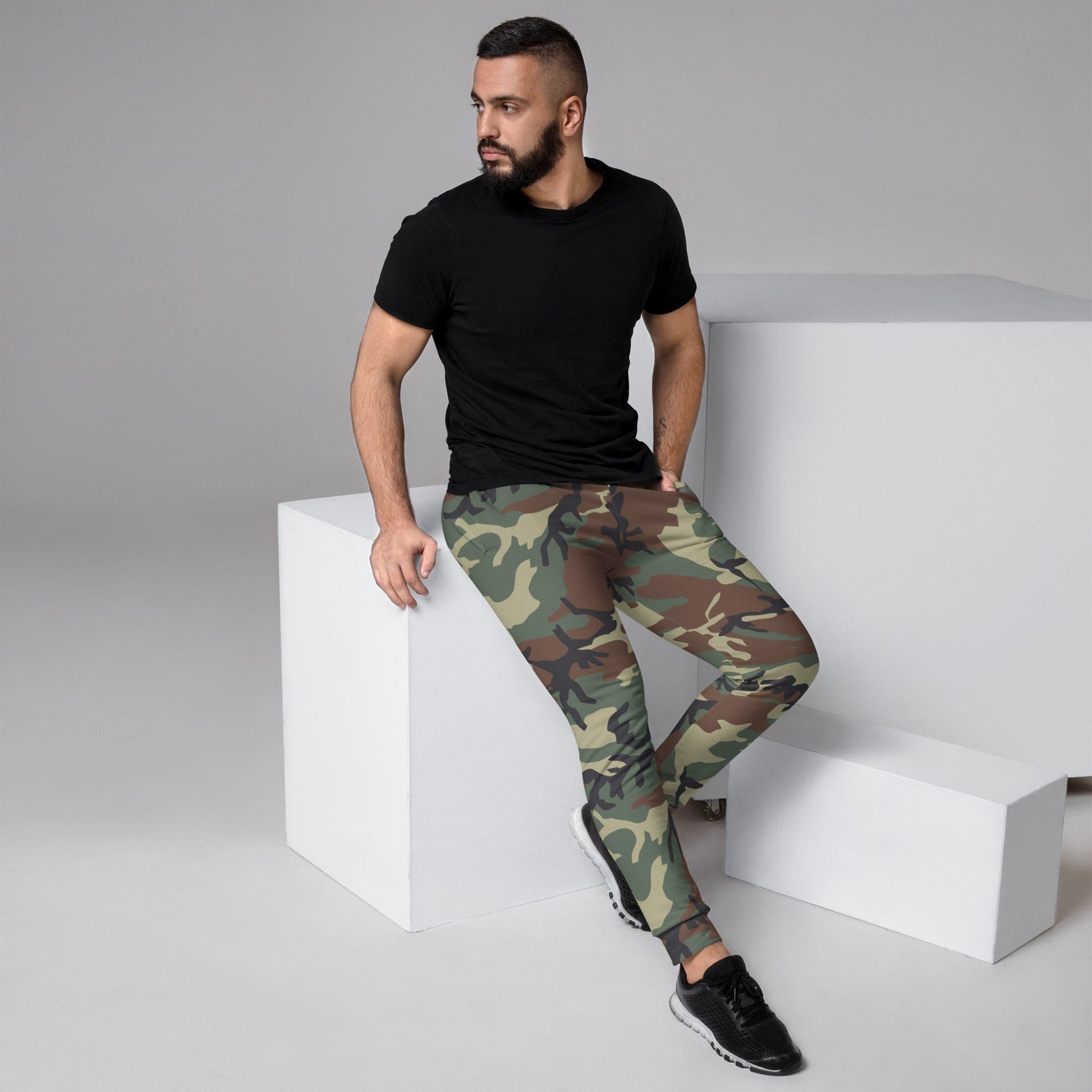 Italian Mimetico Roma 90 Woodland CAMO Men’s Joggers - XS - Mens