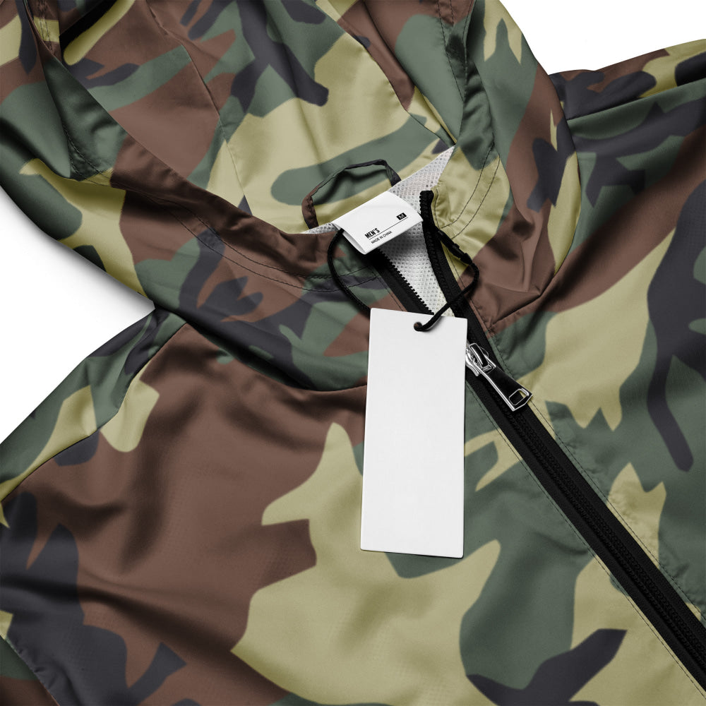 Italian Mimetico Roma 90 Woodland CAMO Men’s windbreaker - Mens Windbreaker