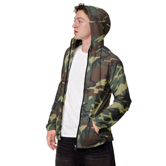 Italian Mimetico Roma 90 Woodland CAMO Men’s windbreaker - XS - Mens Windbreaker