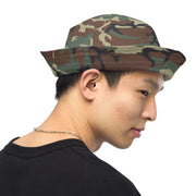 Mimetico Roma 90 Woodland CAMO Reversible Bucket Hat - Head
