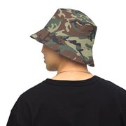 Mimetico Roma 90 Woodland CAMO Reversible Bucket Hat - Head