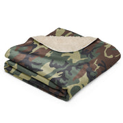 Mimetico Roma 90 Woodland CAMO Sherpa Blanket