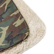 Mimetico Roma 90 Woodland CAMO Sherpa Blanket