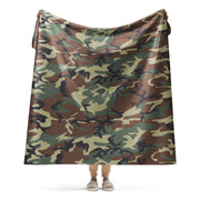 Mimetico Roma 90 Woodland CAMO Sherpa Blanket - 60″×80″