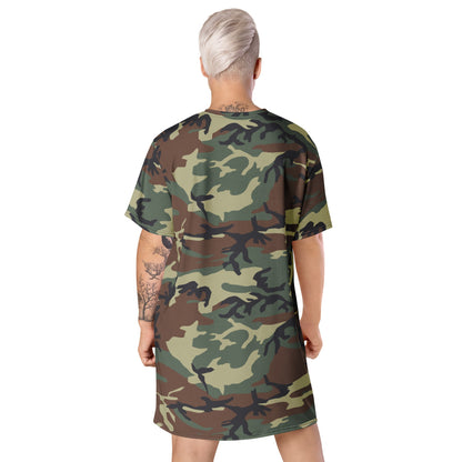 Italian Mimetico Roma 90 Woodland CAMO T-shirt dress - Womens T-Shirt Dress