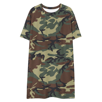 Italian Mimetico Roma 90 Woodland CAMO T-shirt dress - Womens T-Shirt Dress