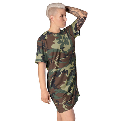 Italian Mimetico Roma 90 Woodland CAMO T-shirt dress - Womens T-Shirt Dress