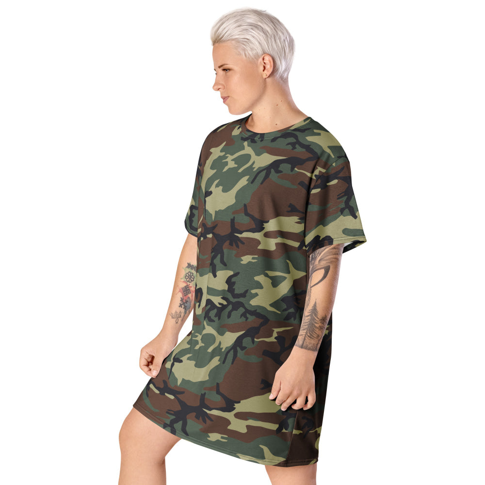 Italian Mimetico Roma 90 Woodland CAMO T-shirt dress - Womens T-Shirt Dress