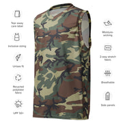 Mimetico Roma 90 Woodland CAMO Unisex Basketball Jersey
