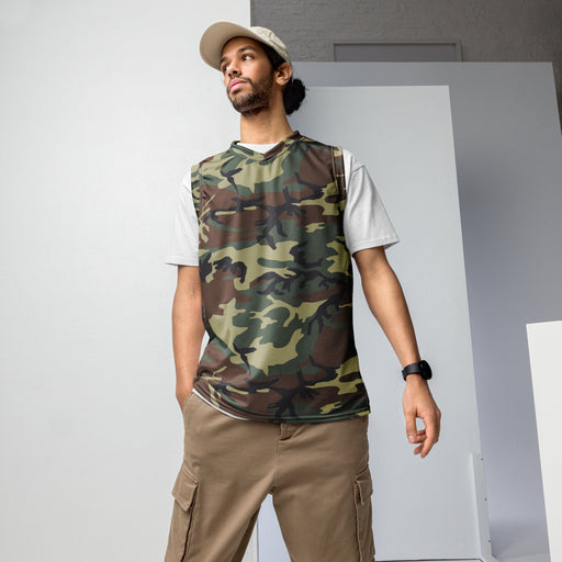 Mimetico Roma 90 Woodland CAMO Unisex Basketball Jersey - 2XS