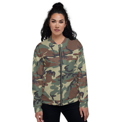 Italian Mimetico Roma 90 Woodland CAMO Unisex Bomber Jacket