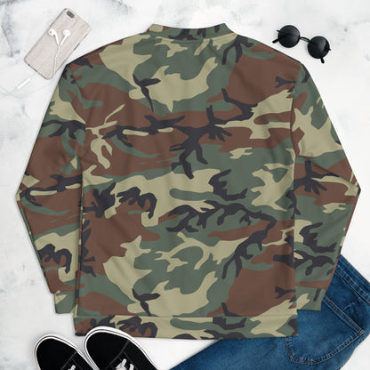 Italian Mimetico Roma 90 Woodland CAMO Unisex Bomber Jacket - Jackets