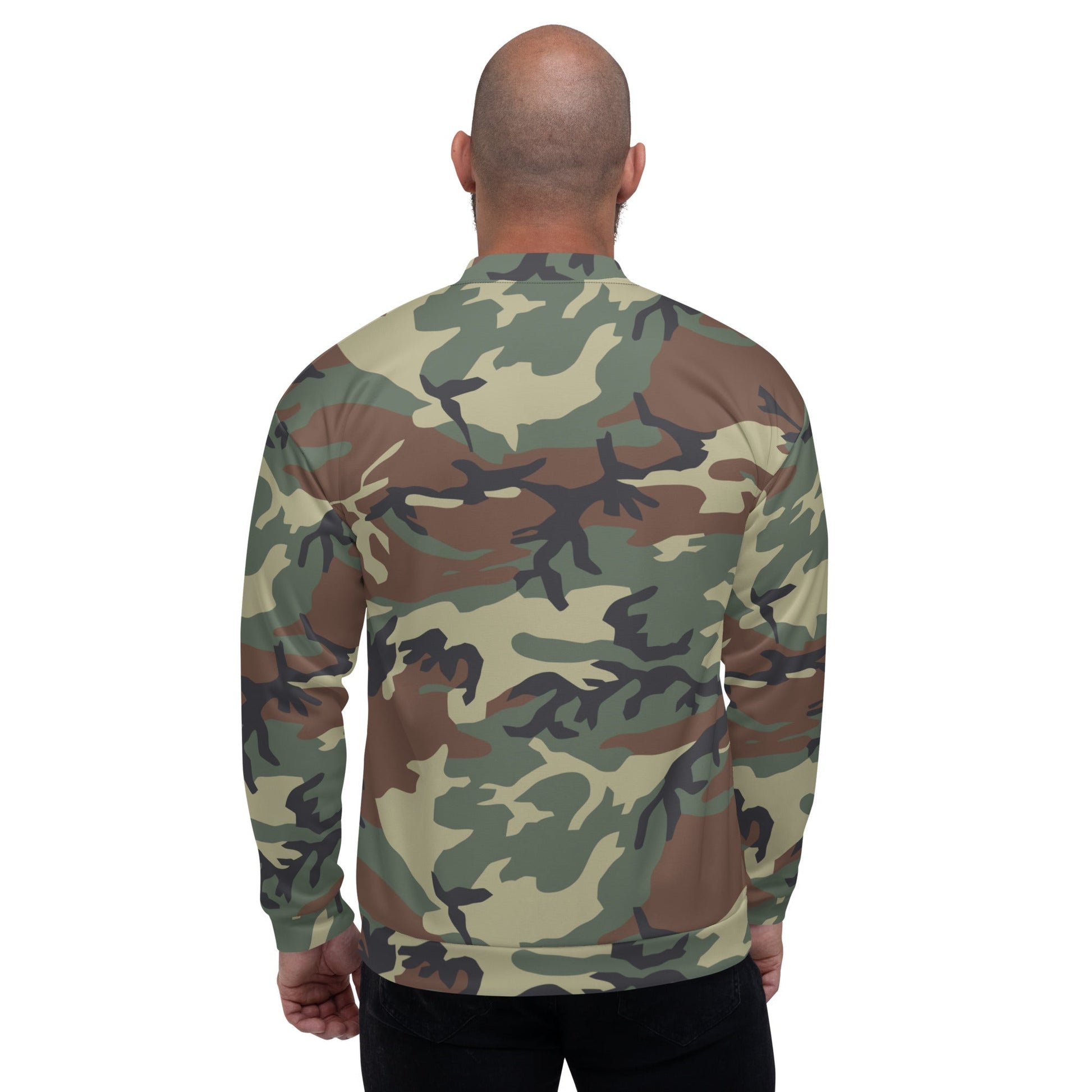 Italian Mimetico Roma 90 Woodland CAMO Unisex Bomber Jacket - Jackets