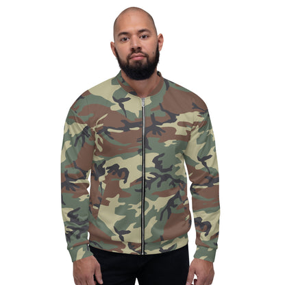 Italian Mimetico Roma 90 Woodland CAMO Unisex Bomber Jacket - Jackets