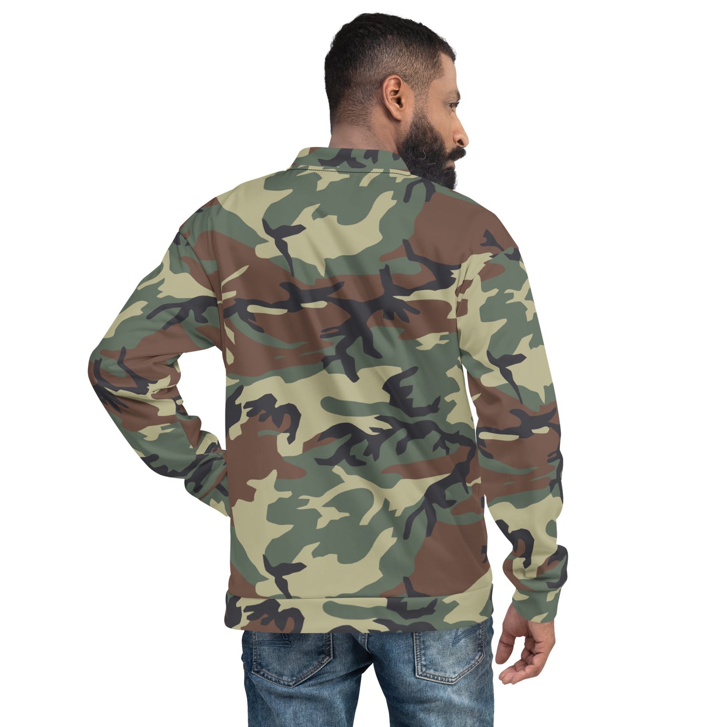 Italian Mimetico Roma 90 Woodland CAMO Unisex Bomber Jacket - Jackets