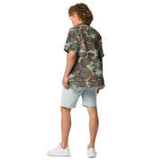 Mimetico Roma 90 Woodland CAMO Unisex Short-Sleeve Button Shirt - Button-Up