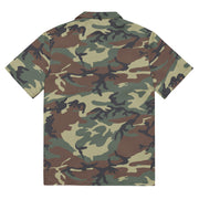Mimetico Roma 90 Woodland CAMO Unisex Short-Sleeve Button Shirt - Button-Up